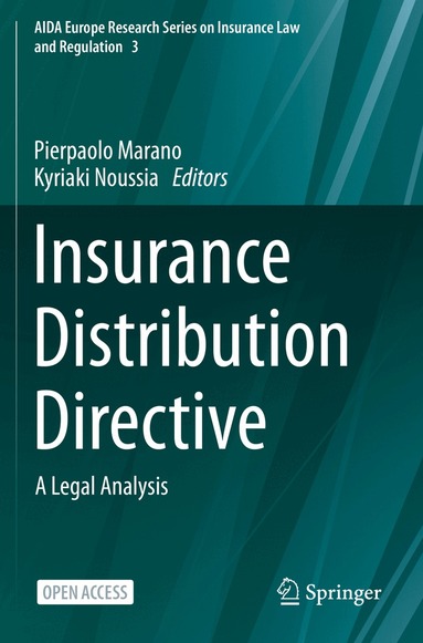 Pierpaolo Marano, Kyriaki Noussia - Insurance Distribution Directive, Häftad