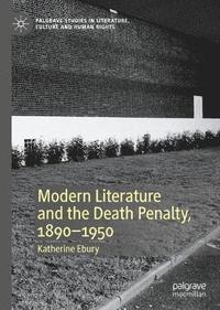 bokomslag Modern Literature and the Death Penalty, 1890-1950