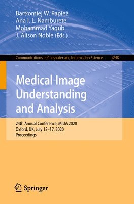 bokomslag Medical Image Understanding and Analysis