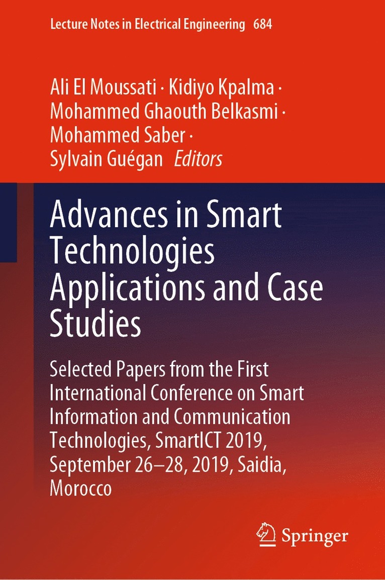 Advances in Smart Technologies Applications and Case Studies 1