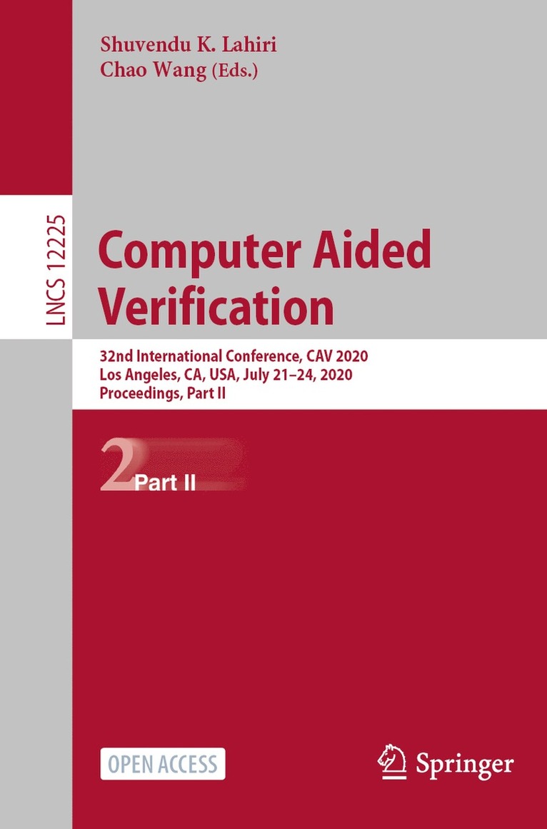 Computer Aided Verification 1