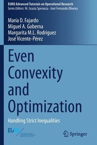 bokomslag Even Convexity and Optimization