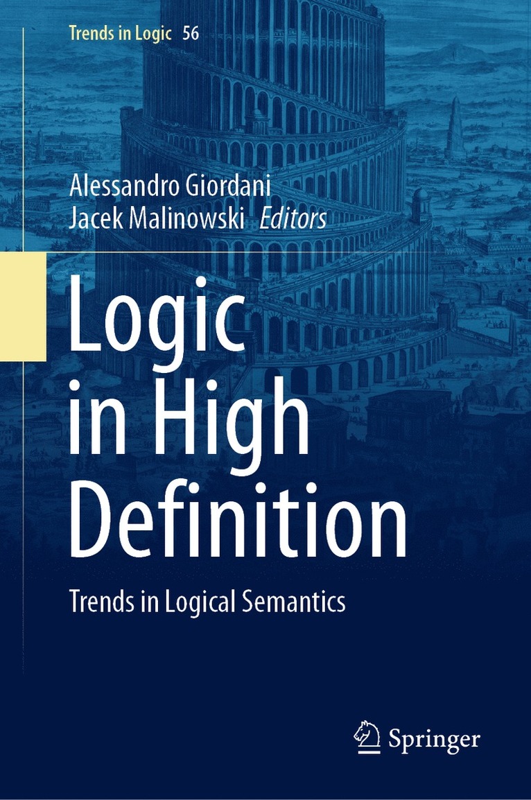Alessandro Giordani, Jacek Malinowski - Logic in High Definition, Inbunden