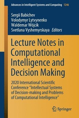 bokomslag Lecture Notes in Computational Intelligence and Decision Making