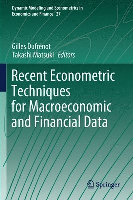 bokomslag Recent Econometric Techniques for Macroeconomic and Financial Data