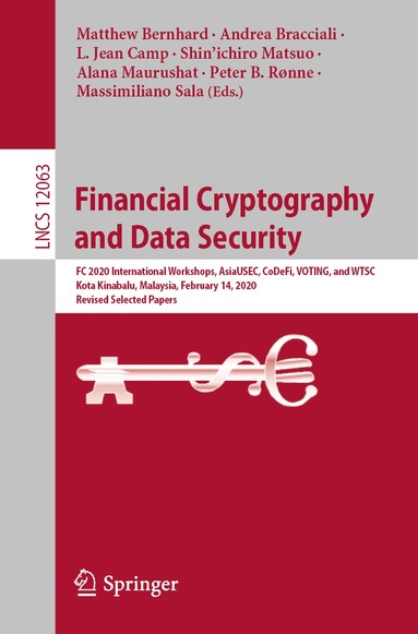 Matthew Bernhard, Andrea Bracciali, L. Jean Camp, Shin'ichiro Matsuo, Alana Maurushat, Peter B. Rønne, Massimiliano Sala - Financial Cryptography and Data Security, Häftad