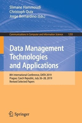 bokomslag Data Management Technologies and Applications