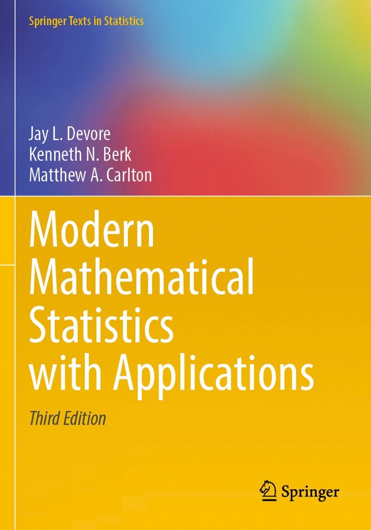 Jay L. Devore, Kenneth N. Berk, Matthew A. Carlton, Jay L. DeVore - Modern Mathematical Statistics with Applications, Häftad