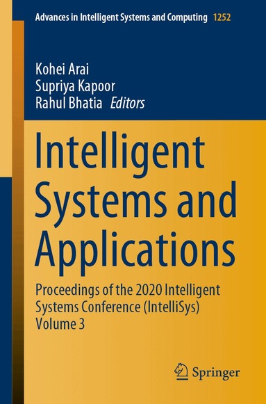 Kohei Arai, Supriya Kapoor, Rahul Bhatia - Intelligent Systems and Applications, Häftad