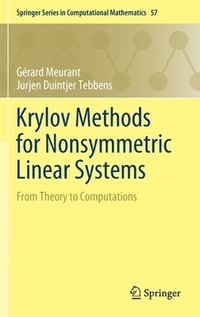 bokomslag Krylov Methods for Nonsymmetric Linear Systems