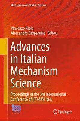 Advances in Italian Mechanism Science 1