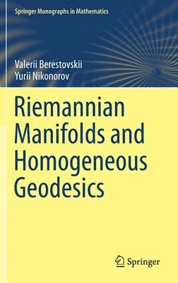 Riemannian Manifolds and Homogeneous Geodesics 1