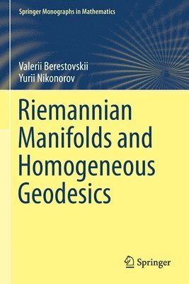 Riemannian Manifolds and Homogeneous Geodesics 1