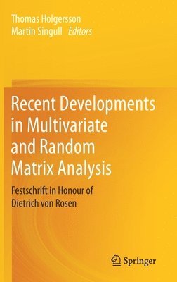 bokomslag Recent Developments in Multivariate and Random Matrix Analysis