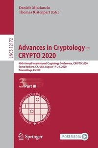 bokomslag Advances in Cryptology - CRYPTO 2020