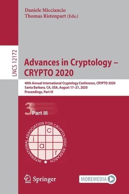 Advances in Cryptology  CRYPTO 2020 1