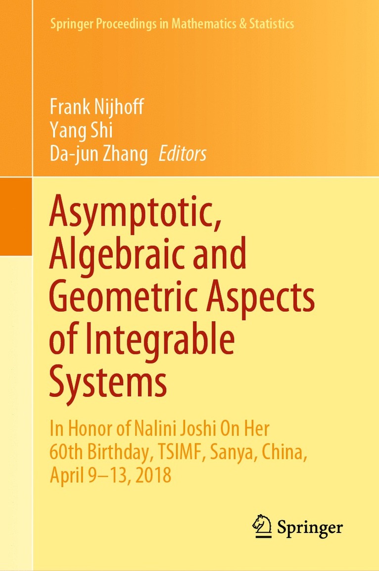 Asymptotic, Algebraic and Geometric Aspects of Integrable Systems 1