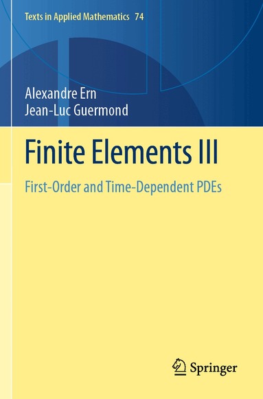 Alexandre Ern, Jean-Luc Guermond - Finite Elements III, Häftad