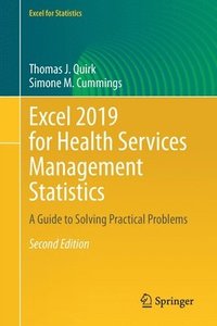 bokomslag Excel 2019 for Health Services Management Statistics