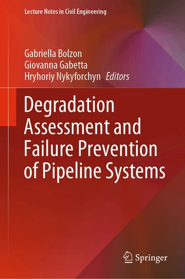 Gabriella Bolzon, Giovanna Gabetta, Hryhoriy Nykyforchyn - Degradation Assessment and Failure Prevention of Pipeline Systems, Inbunden