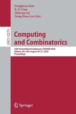 bokomslag Computing and Combinatorics