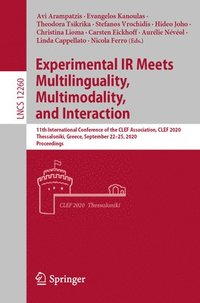 bokomslag Experimental IR Meets Multilinguality, Multimodality, and Interaction