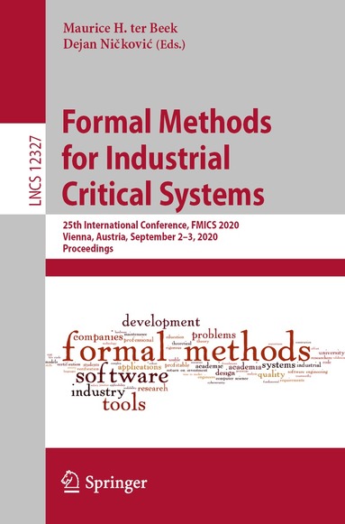 Maurice H. ter Beek, Dejan Ničković - Formal Methods for Industrial Critical Systems, Häftad