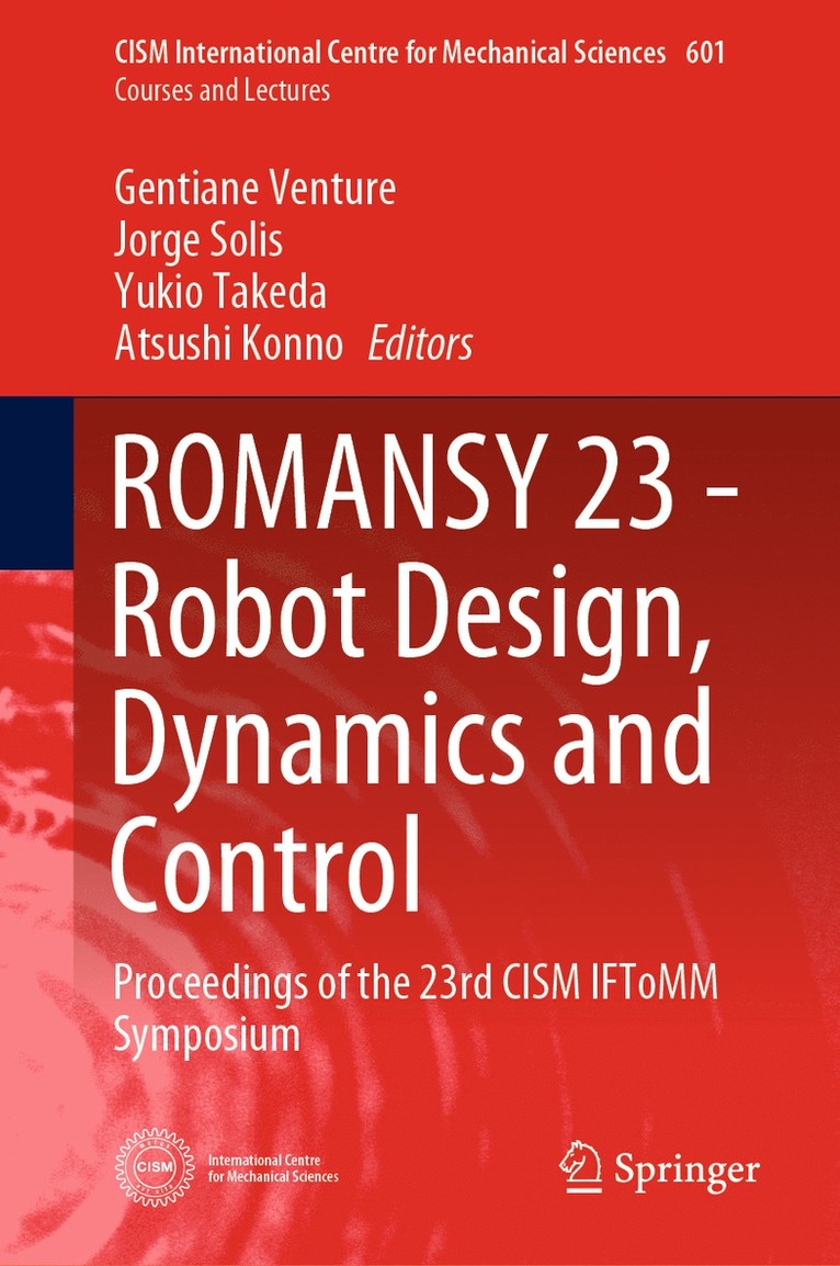 ROMANSY 23 - Robot Design, Dynamics and Control 1