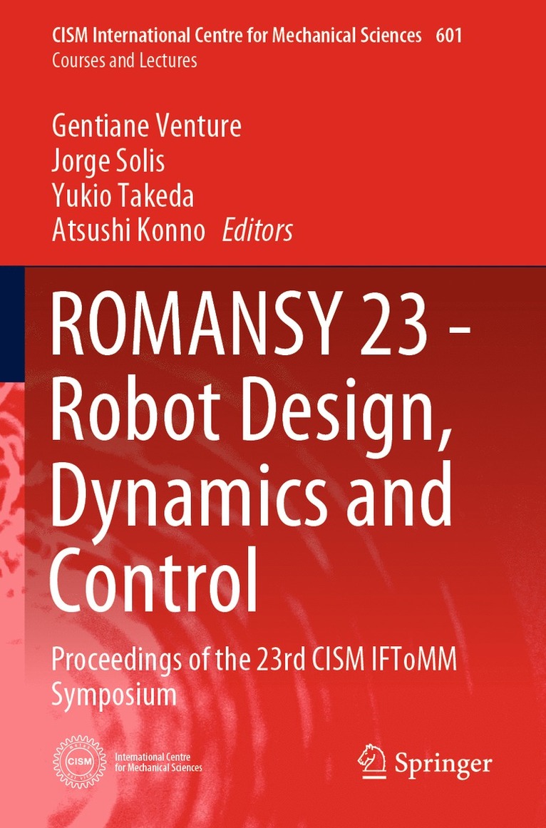 ROMANSY 23 - Robot Design, Dynamics and Control 1