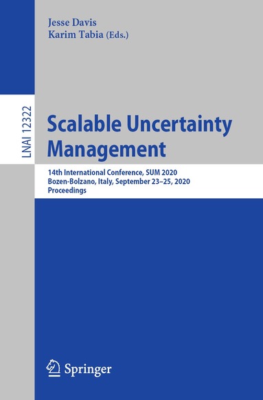 Jesse Davis, Karim Tabia - Scalable Uncertainty Management, Häftad