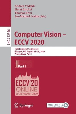 bokomslag Computer Vision - ECCV 2020