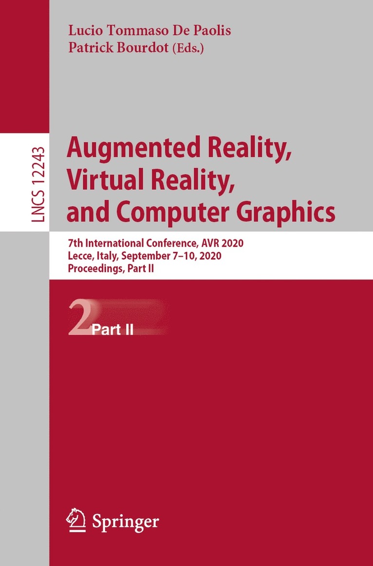 Lucio Tommaso De Paolis, Patrick Bourdot - Augmented Reality, Virtual Reality, and Computer Graphics, Häftad