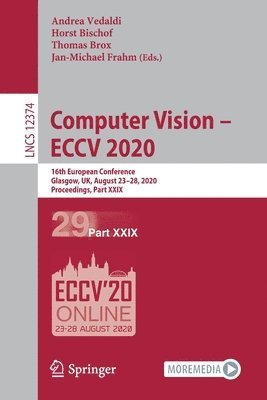 bokomslag Computer Vision - ECCV 2020