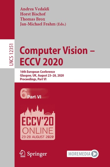 bokomslag Computer Vision - ECCV 2020
