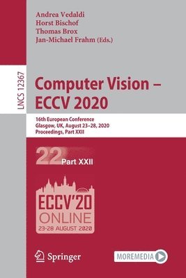 bokomslag Computer Vision - ECCV 2020