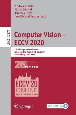 bokomslag Computer Vision - ECCV 2020