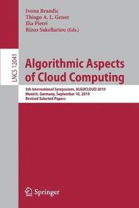 bokomslag Algorithmic Aspects of Cloud Computing