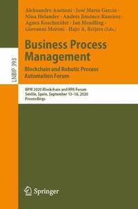 bokomslag Business Process Management: Blockchain and Robotic Process Automation Forum