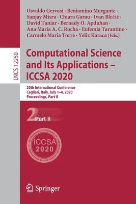 bokomslag Computational Science and Its Applications - ICCSA 2020