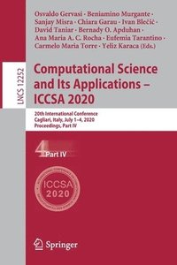 bokomslag Computational Science and Its Applications  ICCSA 2020