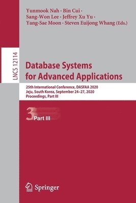 bokomslag Database Systems for Advanced Applications