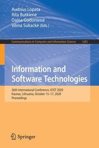 bokomslag Information and Software Technologies