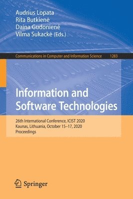 Information and Software Technologies 1