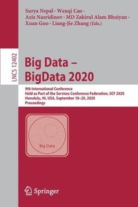 bokomslag Big Data  BigData 2020
