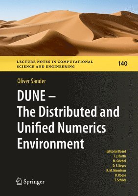 bokomslag DUNE  The Distributed and Unified Numerics Environment