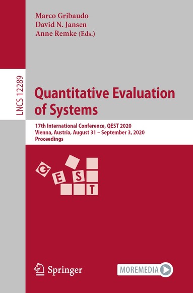 Marco Gribaudo, David N. Jansen, Anne Remke - Quantitative Evaluation of Systems, Häftad