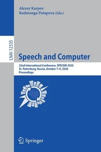 bokomslag Speech and Computer
