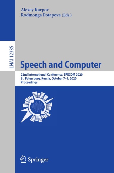 Alexey Karpov, Rodmonga Potapova - Speech and Computer, Häftad