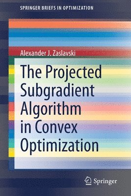 bokomslag The Projected Subgradient Algorithm in Convex Optimization