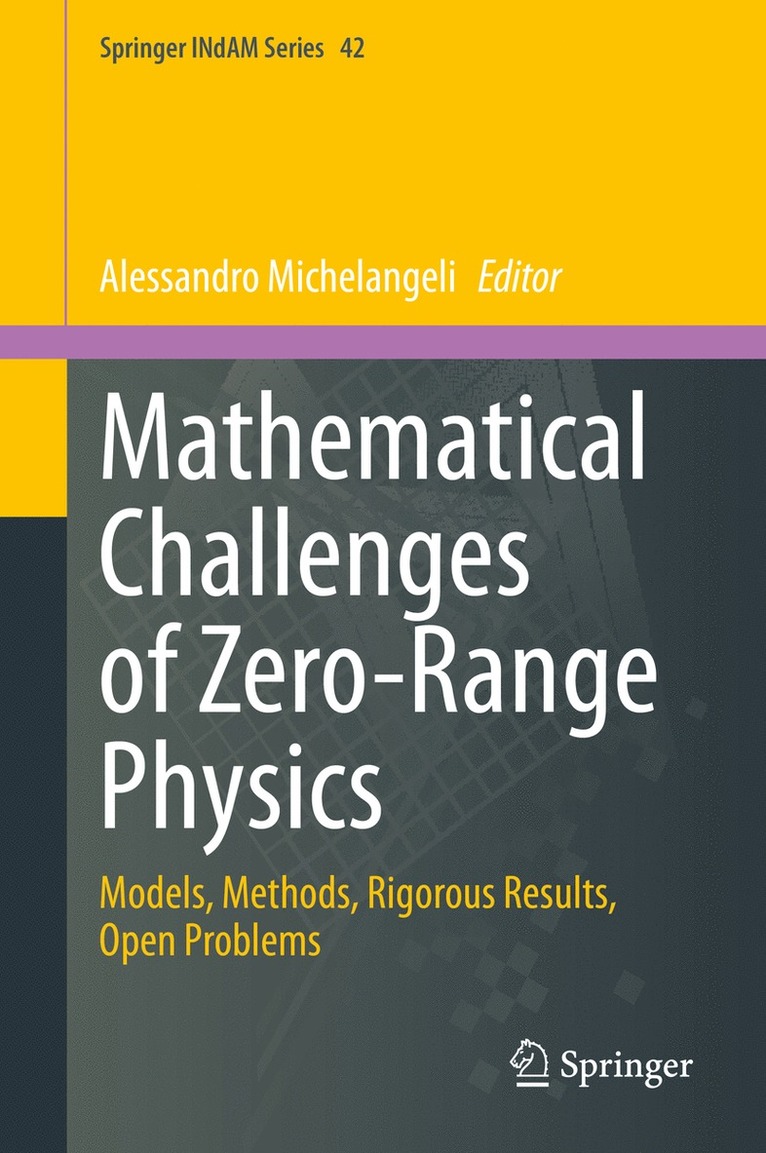 Alessandro Michelangeli - Mathematical Challenges of Zero-Range Physics, Inbunden